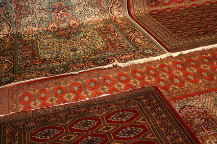 A selection of red patterned carpets